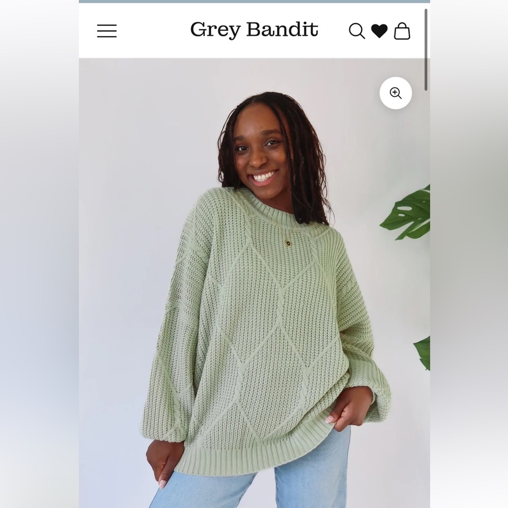 Grey Bandit Logan Oversized Sweater